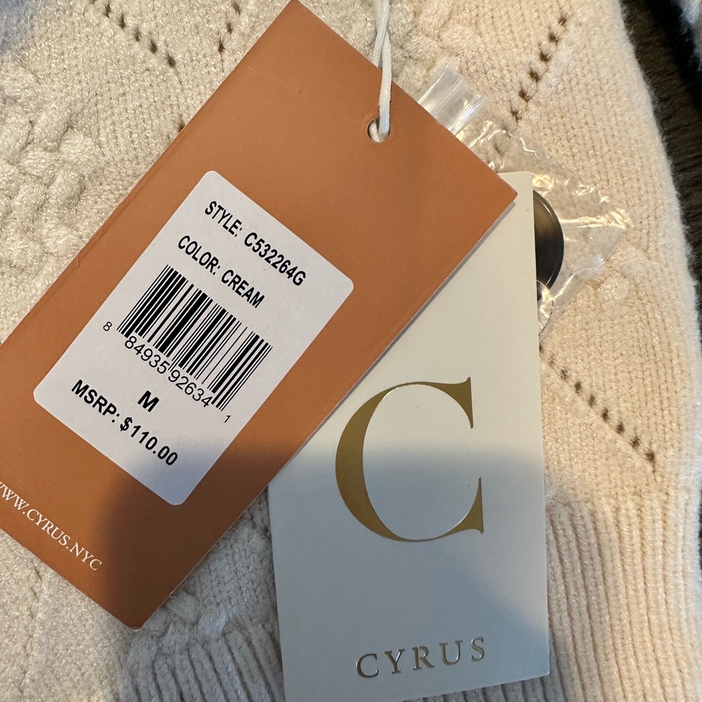 Cyrus Cream Button-Up Cardigan - Picture 5 of 6